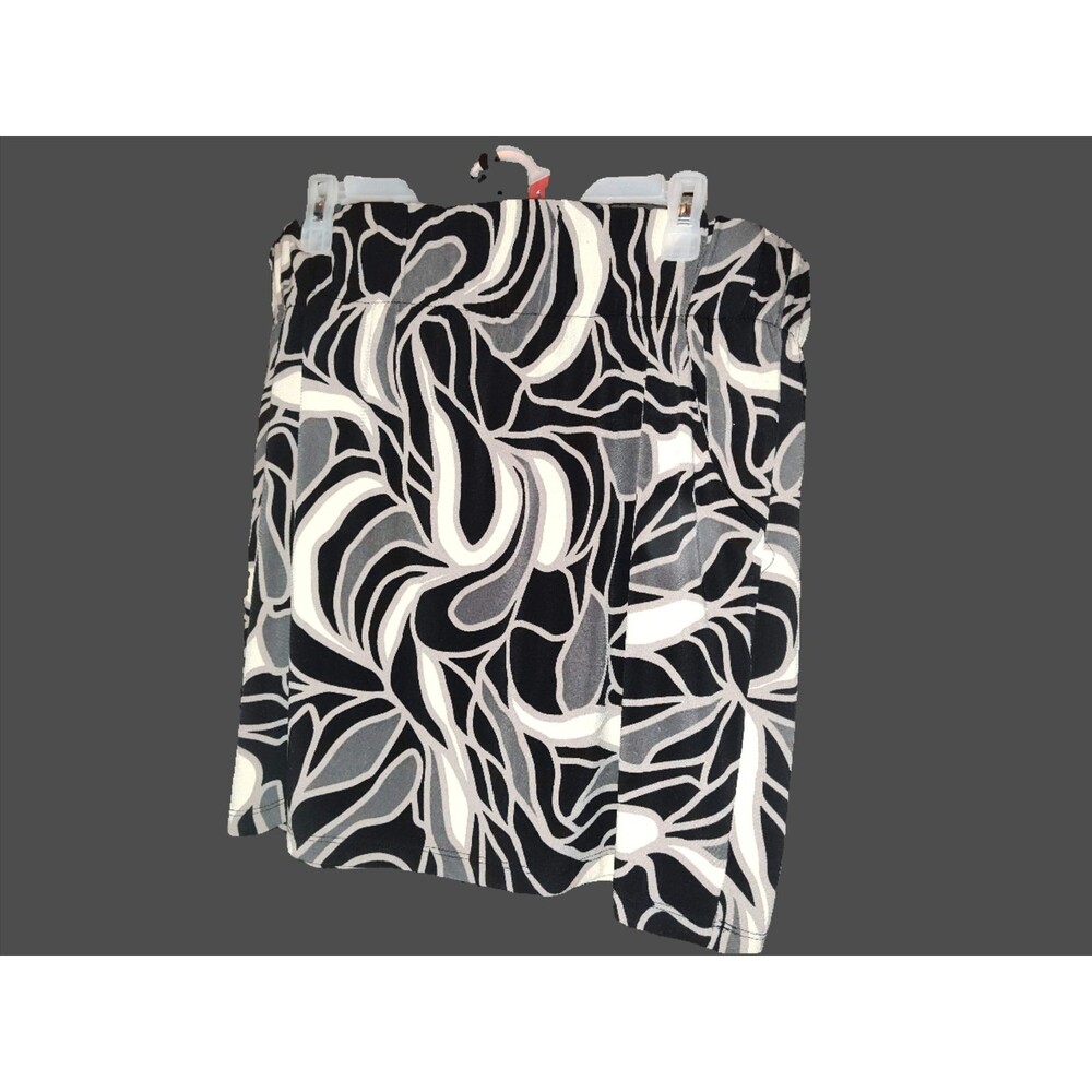 Women's Attention Brand Black and Gray Mini Pencil Skirt